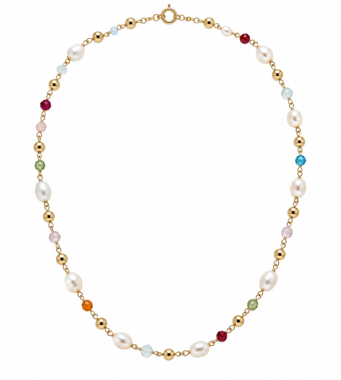 Murano Glass & Freshwater Pearl Necklace