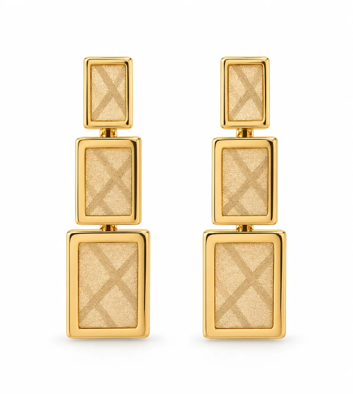 Geometric Drop Earrings