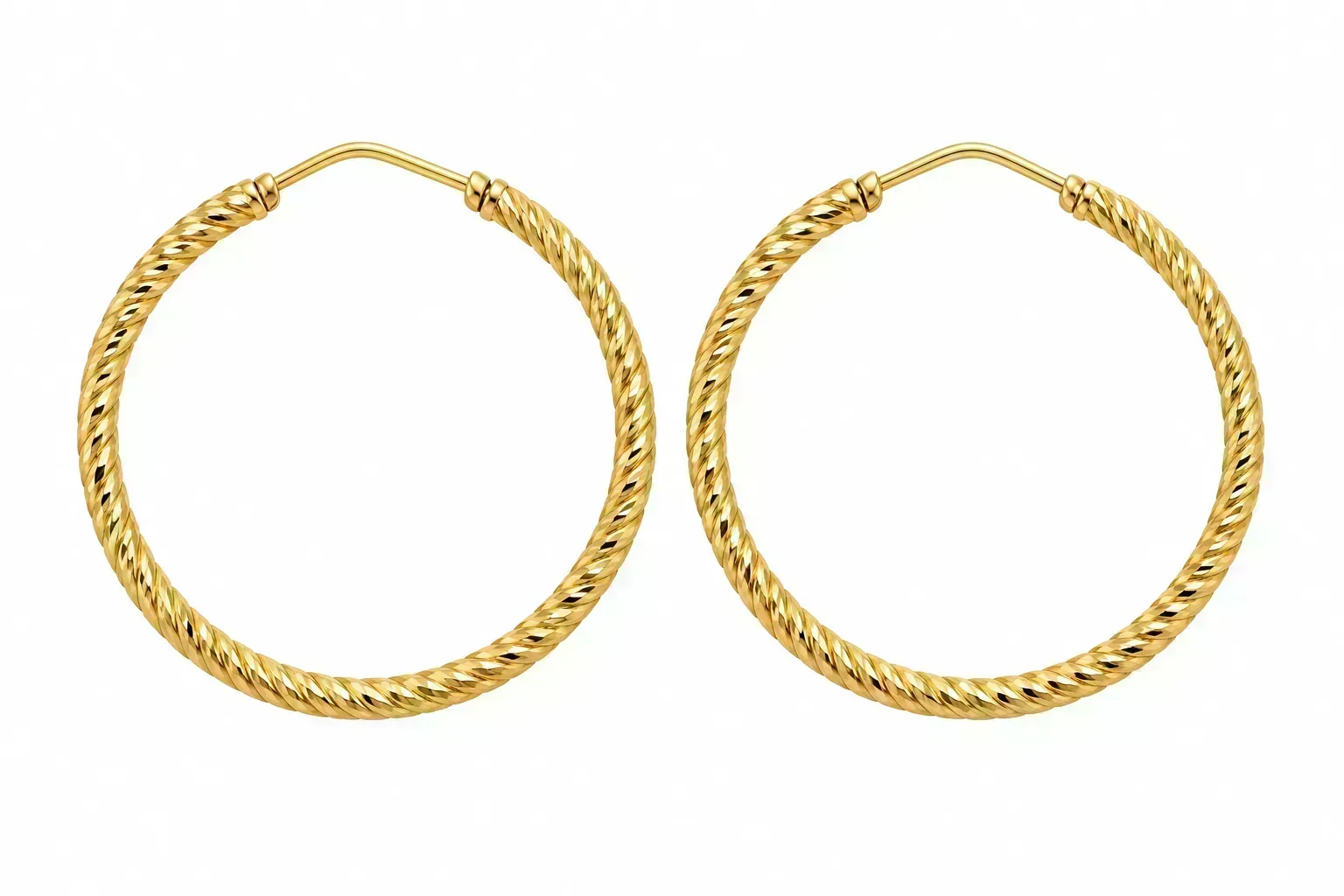 Diamantata Hoop Earrings