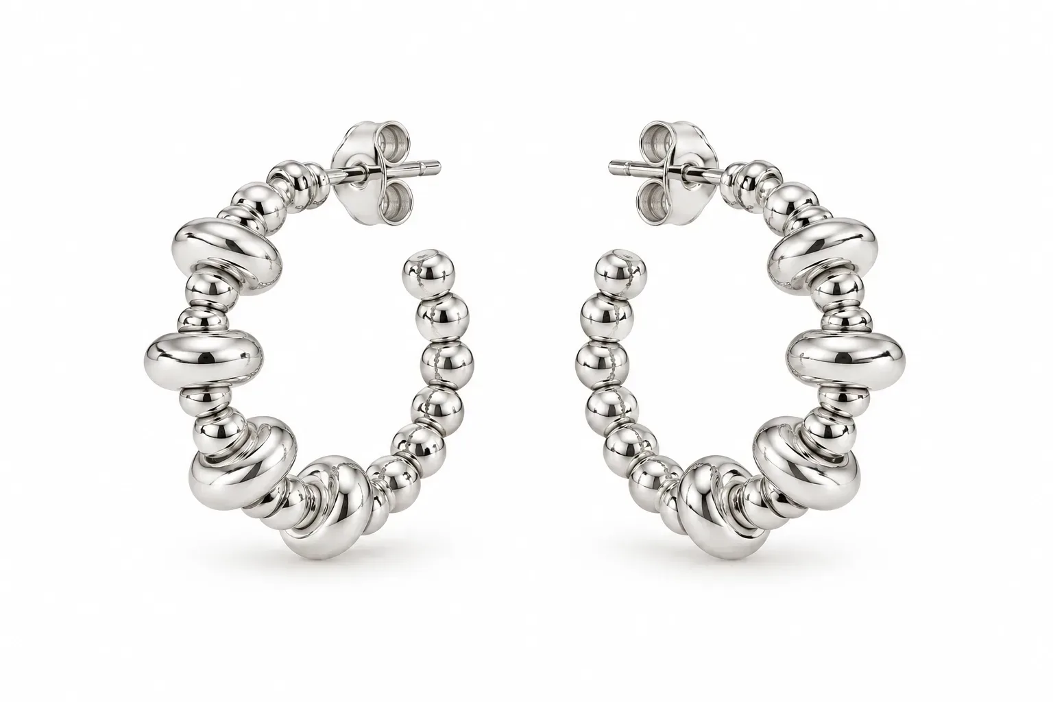 Argento Luce Hoop Earrings