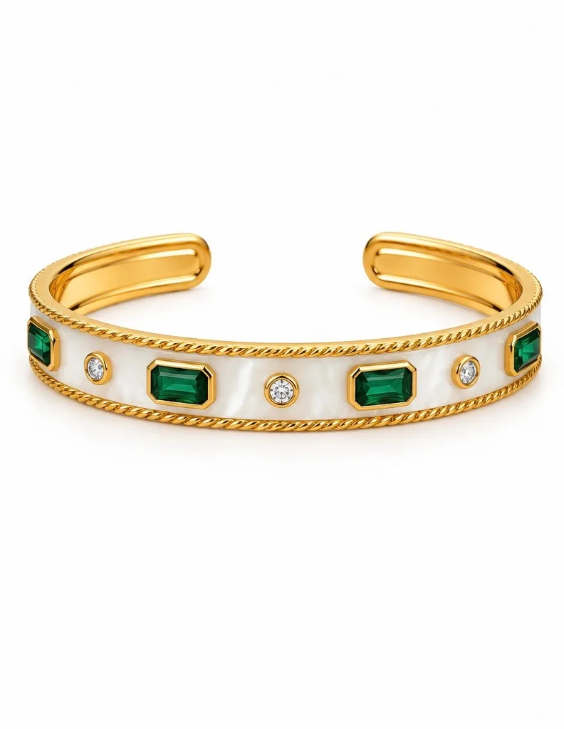 Florence Garden Cuff Green
