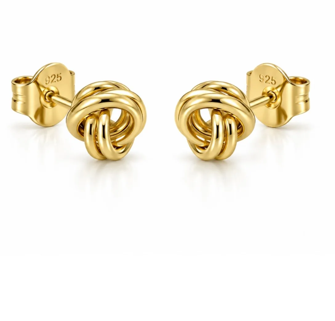 Eternal Knot Stud Earrings