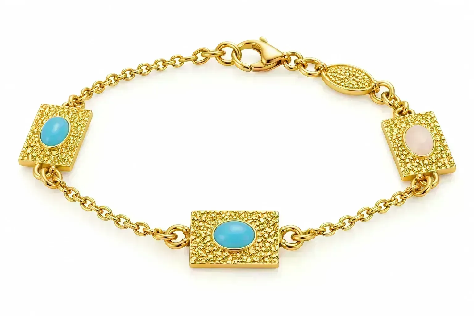 Double faced moonstone bracelet