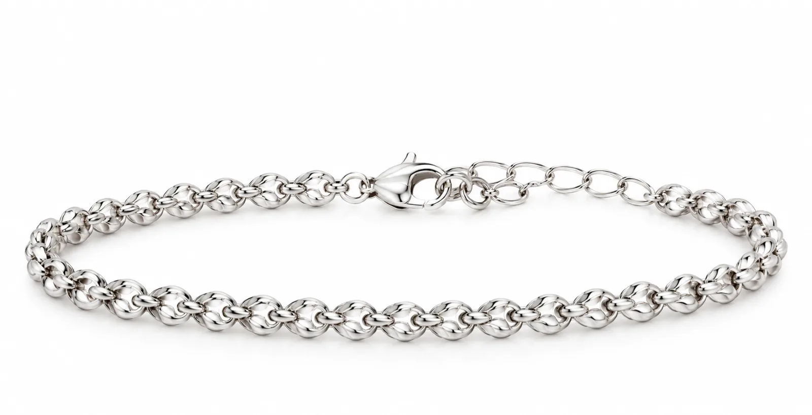 Interlocing silver Links 