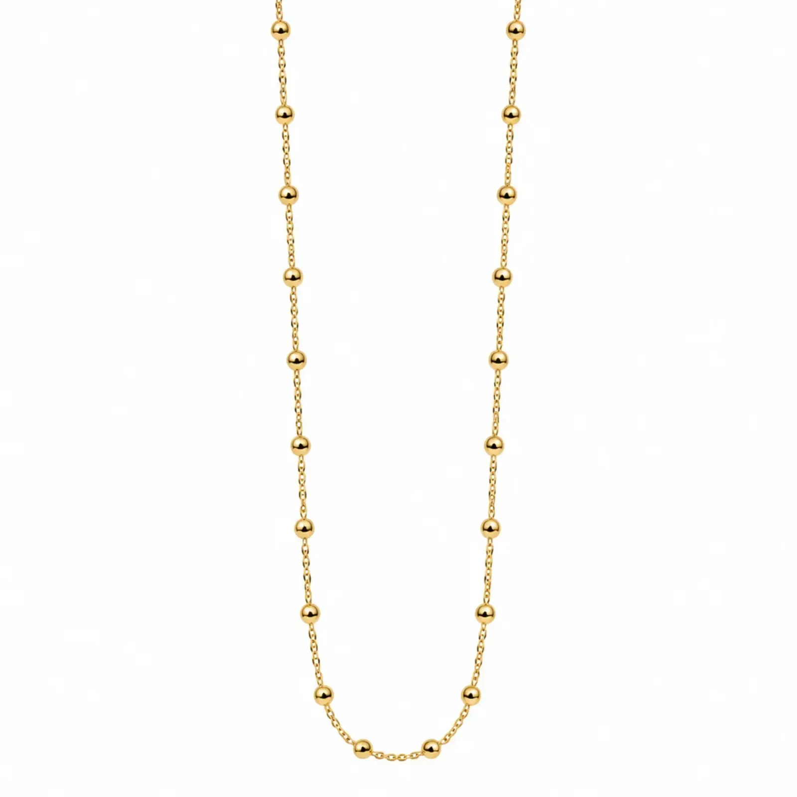 Gold Ball Chain Necklace