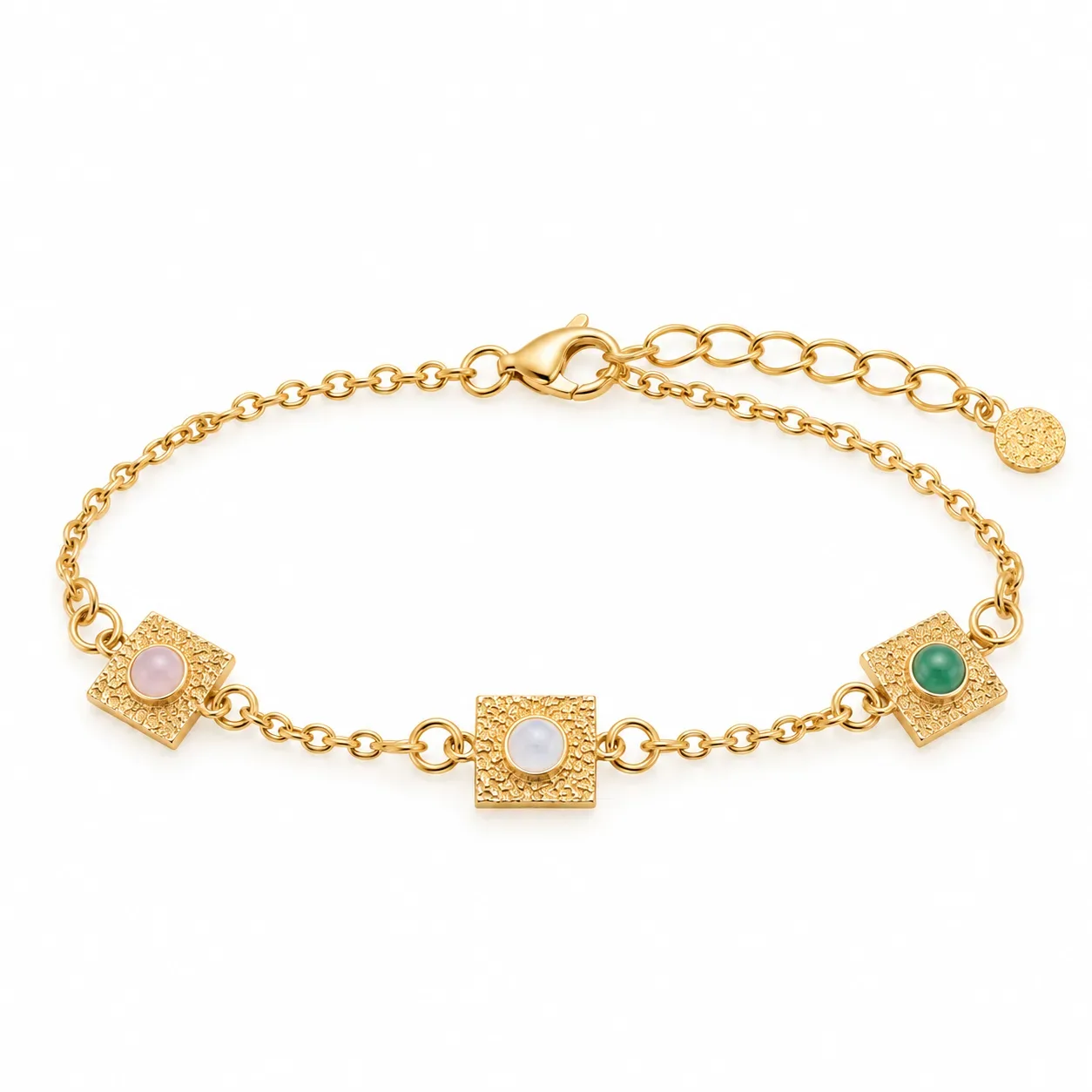Emerald Double Faced Bracelet