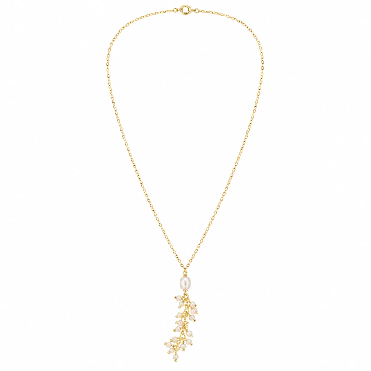 Fiorenza Pearl Cascade Necklace