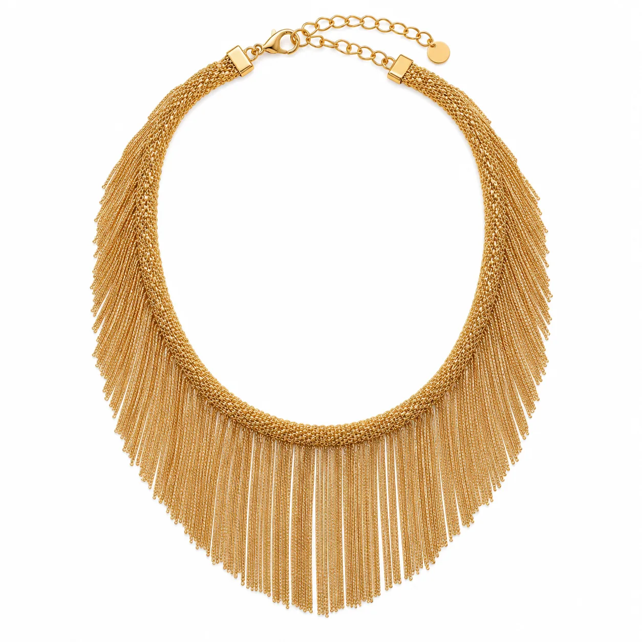 Tricolore Fringe Necklace